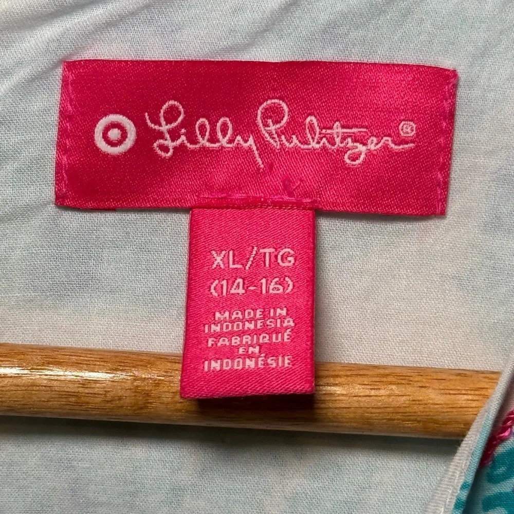 Lilly Pulitzer for Target 'Sea Urchin For You' Shift Dress Girls sz XL (14-16) - Picture 3 of 7